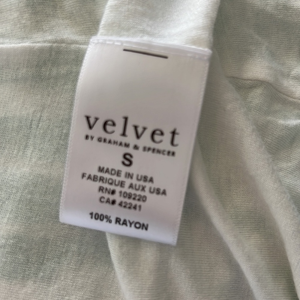 Anthropologie Velvet brand Ikat strapless dress, green/white size S - Picture 7 of 8